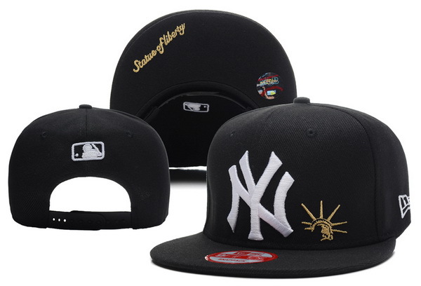 New York Yankees Black Snapback Hat XDF 1 0701